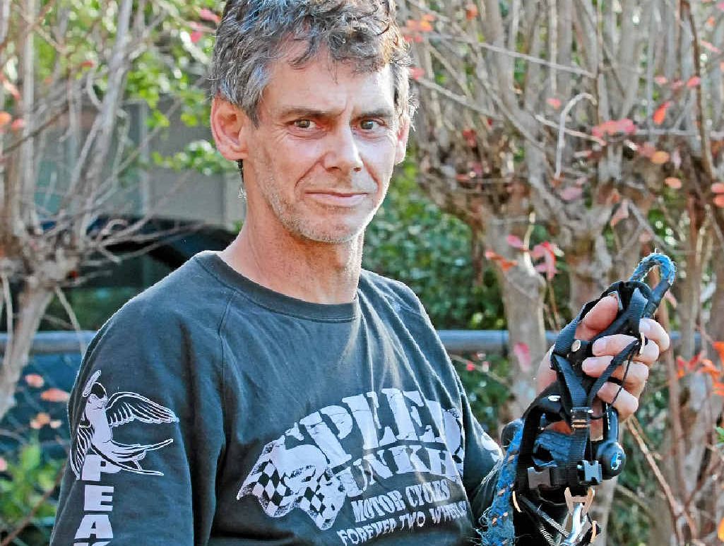 ANGRY: John Hunt wants to get his dog Whimpy back. ANGRY: John Hunt wants to get his dog Whimpy back.
