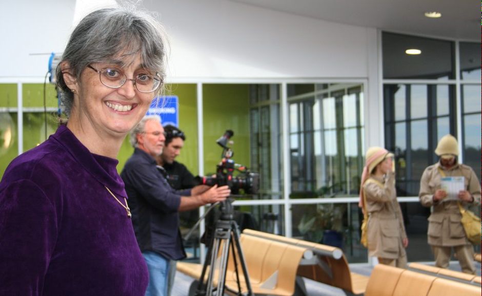Travel doctor films local actors at Hervey Bay airport Fraser Coast