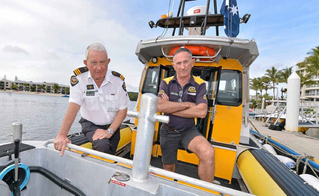 Noosa Coast Guard’s John Milland and Lindsay Hall are angry that sabotage to their boats is putting lives in danger. Noosa Coast Guard’s John Milland and Lindsay Hall are angry that sabotage to their boats is putting lives in danger.