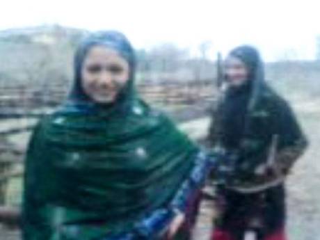 A still from the video which allegedly shows the two girls. A still from the video which allegedly shows the two girls.