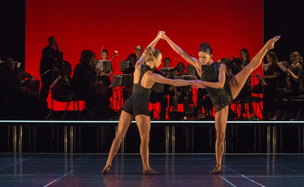 Dancers Alana Sargent, left, and Jessica Thompson perform in the Australian Chamber Orchestra and Sydney Dance Company's new show Project Rameau. Dancers Alana Sargent, left, and Jessica Thompson perform in the Australian Chamber Orchestra and Sydney Dance Company's new show Project Rameau.