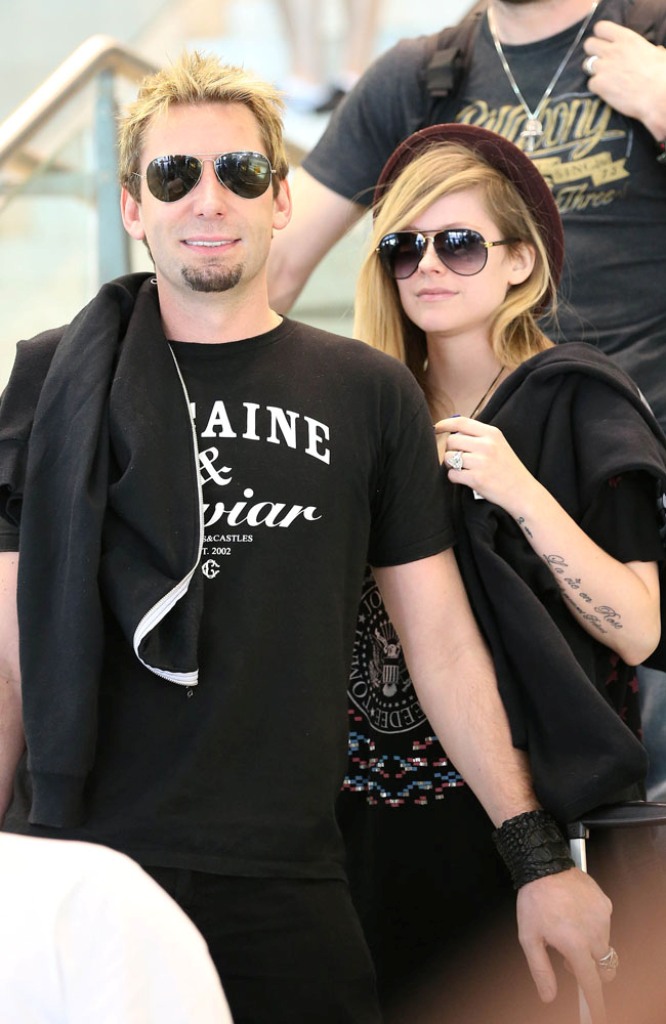 Avril Lavigne and Chad Kroeger Avril Lavigne and Chad Kroeger
