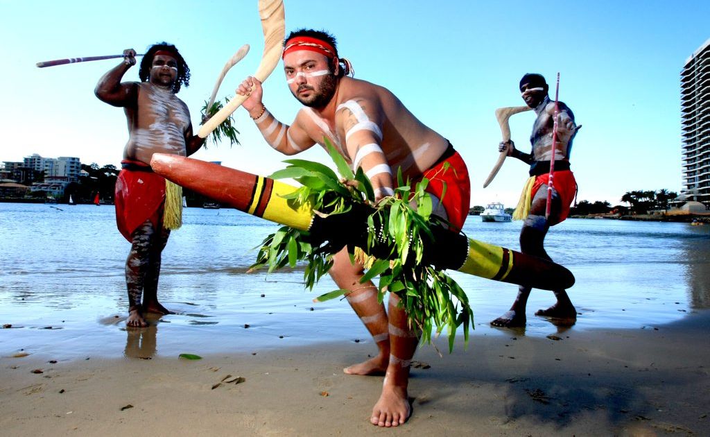 Jack Evans boat Harbour. Bundjalung Kunjiel with L to R Brent Slockee, Stephen Larcombe, Aaron Henderson. Photo: John Gass / Tweed Daily News TWE240711jack Jack Evans boat Harbour. Bundjalung Kunjiel with L to R Brent Slockee, Stephen Larcombe, Aaron Henderson. Photo: John Gass / Tweed Daily News TWE240711jack