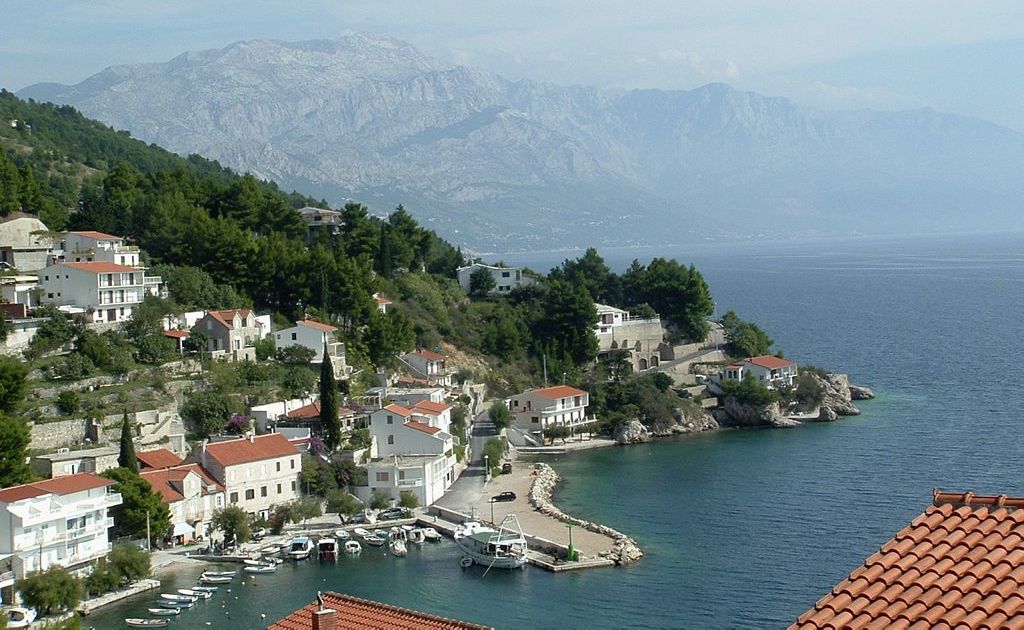 A view from Croatia's coast road. A view from Croatia's coast road.