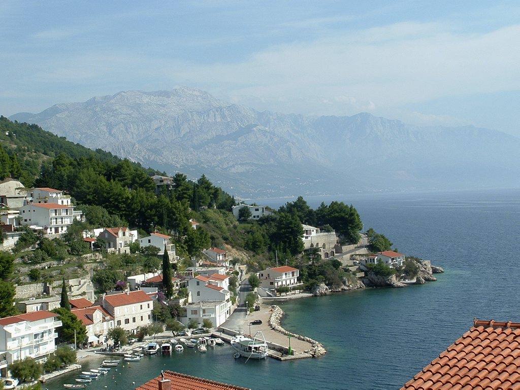 A view from Croatia's coast road. A view from Croatia's coast road.