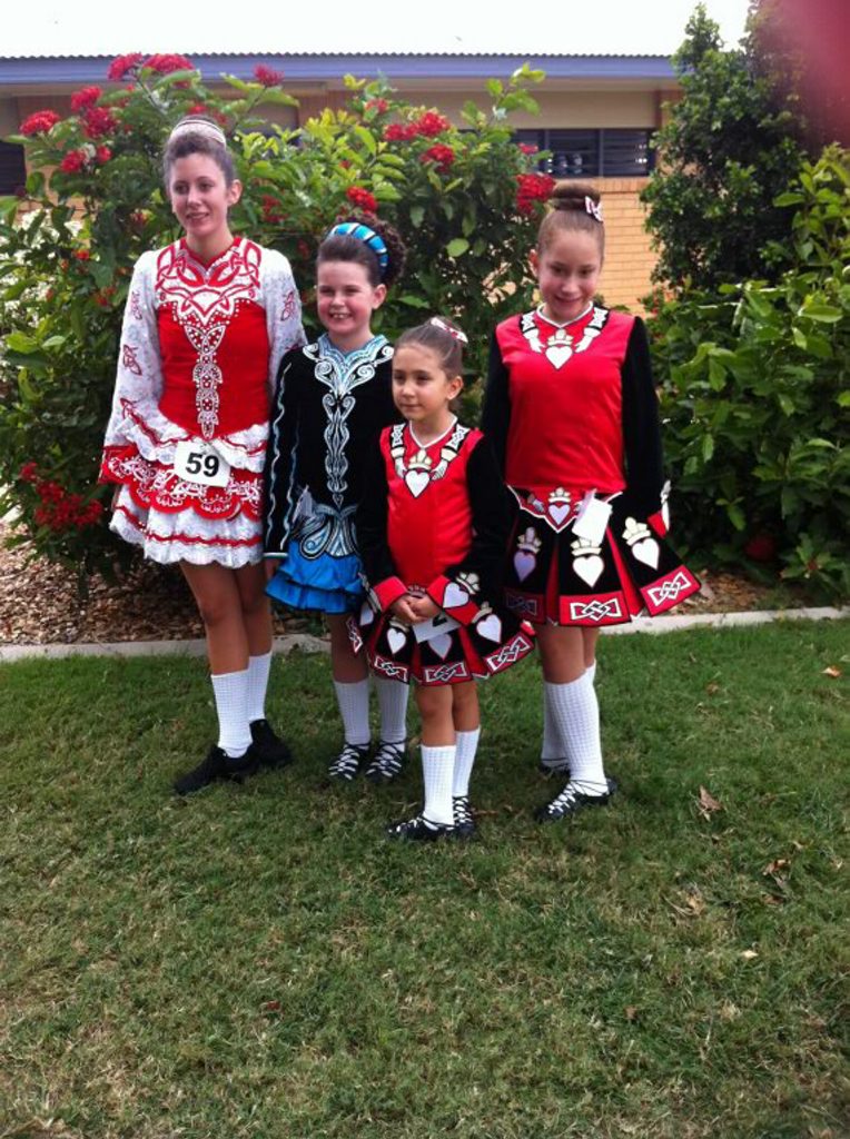 Sunni Dearden, Olivia Tudman, Piper McDade and Erin Murphy from the Gladstone PCYC Irish Dancers competed at the North Queensland Premierships held in Townsville on June 9. Sunni Dearden, Olivia Tudman, Piper McDade and Erin Murphy from the Gladstone PCYC Irish Dancers competed at the North Queensland Premierships held in Townsville on June 9.
