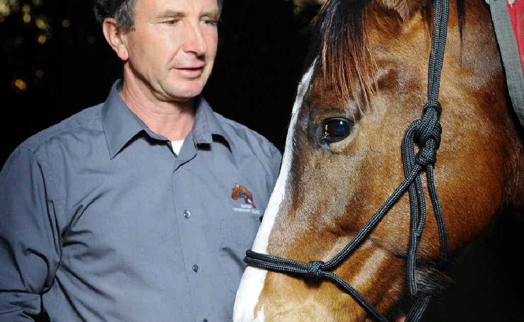 PROTECTION: Grafton Veterinary Clinic owner Dr Alan Giles with Brownie. Dr Giles is encouraging owners to vaccinate horses against hendra virus. Photo: JoJo Newby PROTECTION: Grafton Veterinary Clinic owner Dr Alan Giles with Brownie. Dr Giles is encouraging owners to vaccinate horses against hendra virus. Photo: JoJo Newby