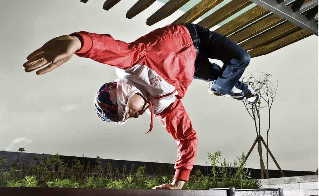 STELLAR: Acrobatic break-dancer Bboy Physicx will be part of the 360 Allstars performance at the Ipswich Civic Centre. STELLAR: Acrobatic break-dancer Bboy Physicx will be part of the 360 Allstars performance at the Ipswich Civic Centre.