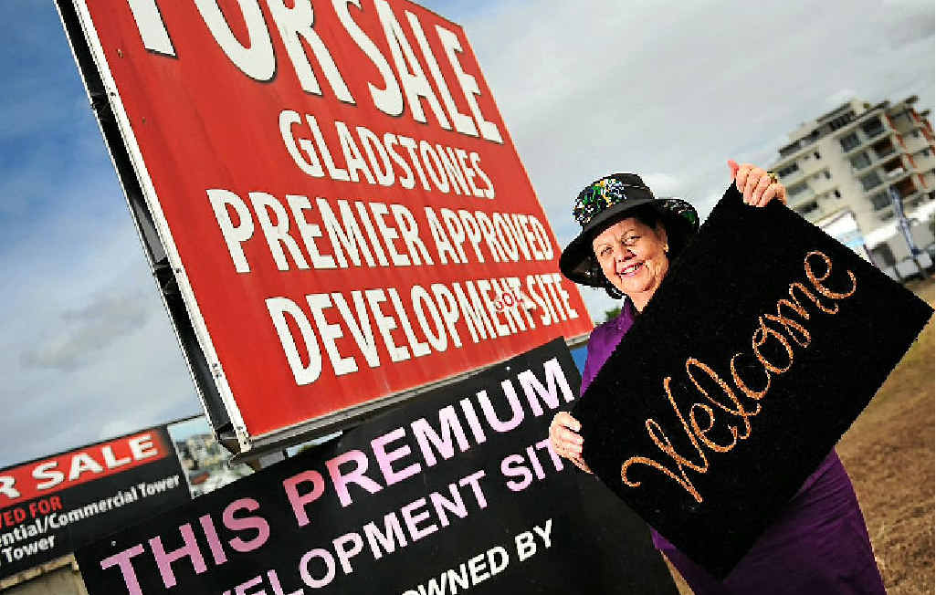 COME ON UP: Gladstone Mayor Gail Sellers is putting out the welcome mat to potential businesses looking at setting up in the city. COME ON UP: Gladstone Mayor Gail Sellers is putting out the welcome mat to potential businesses looking at setting up in the city.