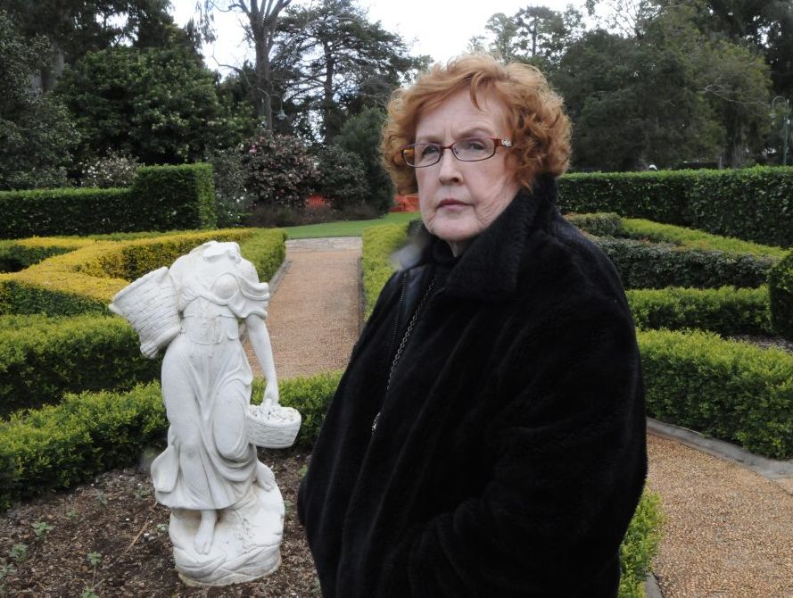 Toowoomba parks and gardens spokeswoman Councillor Sue Englart has branded the vandals behind a statue decapitation in Queens Park as bloodsuckers and ferals. Toowoomba parks and gardens spokeswoman Councillor Sue Englart has branded the vandals behind a statue decapitation in Queens Park as bloodsuckers and ferals.