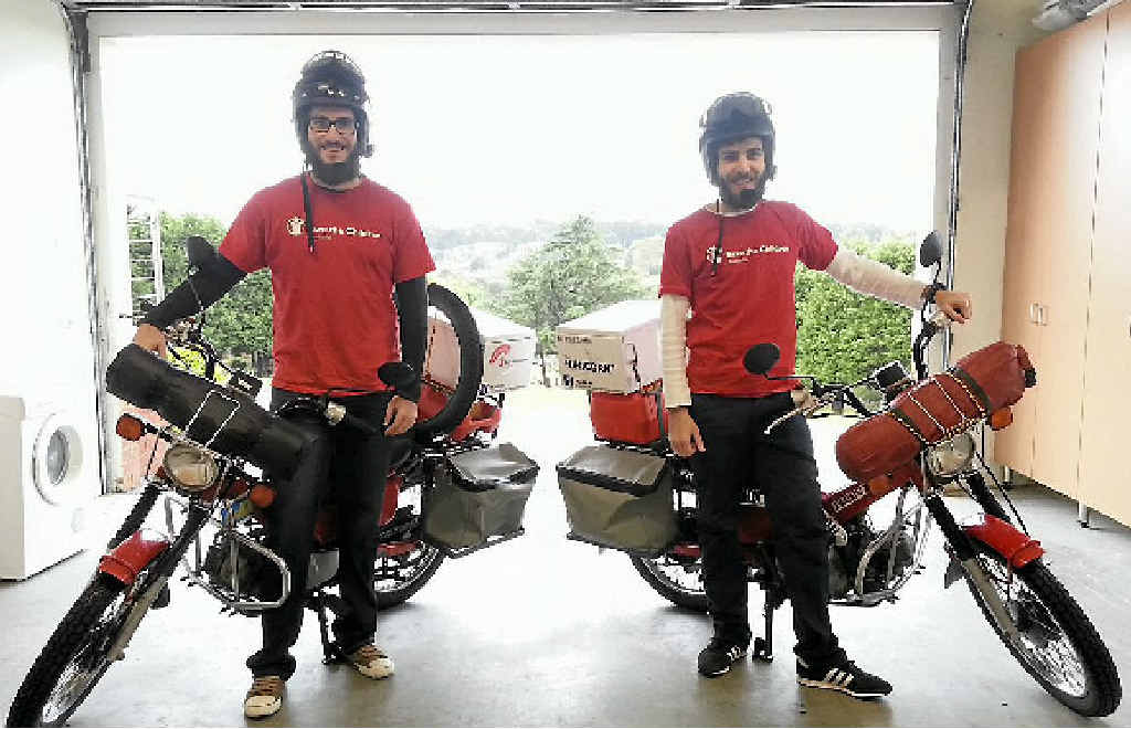 Phil Cerbu, 23 and Anthony Tutuian, 20, are raising money for Save the Children Foundation. Phil Cerbu, 23 and Anthony Tutuian, 20, are raising money for Save the Children Foundation.