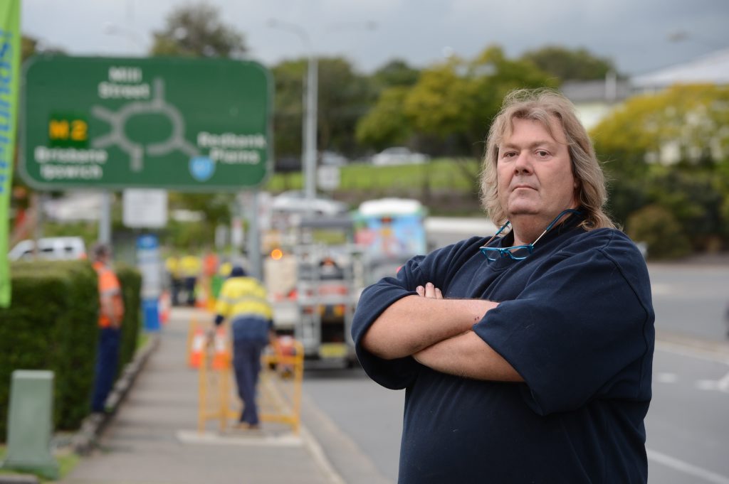 Wayne's Tyre and Mechanical owner Wayne Corbett is frustrated that the NBN have cut a cable which has taken out some of Goodna's internet service. Photo: Sarah Harvey / The Queensland Times Wayne's Tyre and Mechanical owner Wayne Corbett is frustrated that the NBN have cut a cable which has taken out some of Goodna's internet service. Photo: Sarah Harvey / The Queensland Times