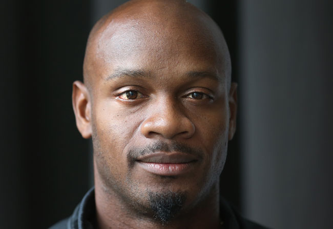 Asafa Powell of the United States poses during the John Landy Lunch on April 5, 2013 in Melbourne, Australia. Asafa Powell of the United States poses during the John Landy Lunch on April 5, 2013 in Melbourne, Australia.