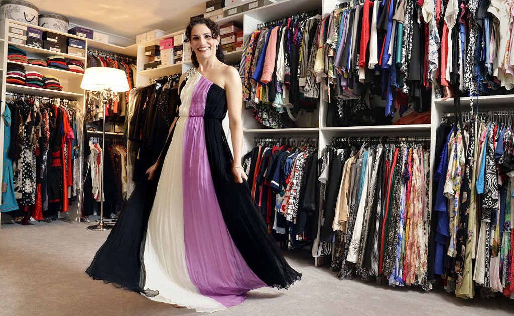 LADY LAIR: Fiona Lale has a wardrobe the size of a double car garage. LADY LAIR: Fiona Lale has a wardrobe the size of a double car garage.