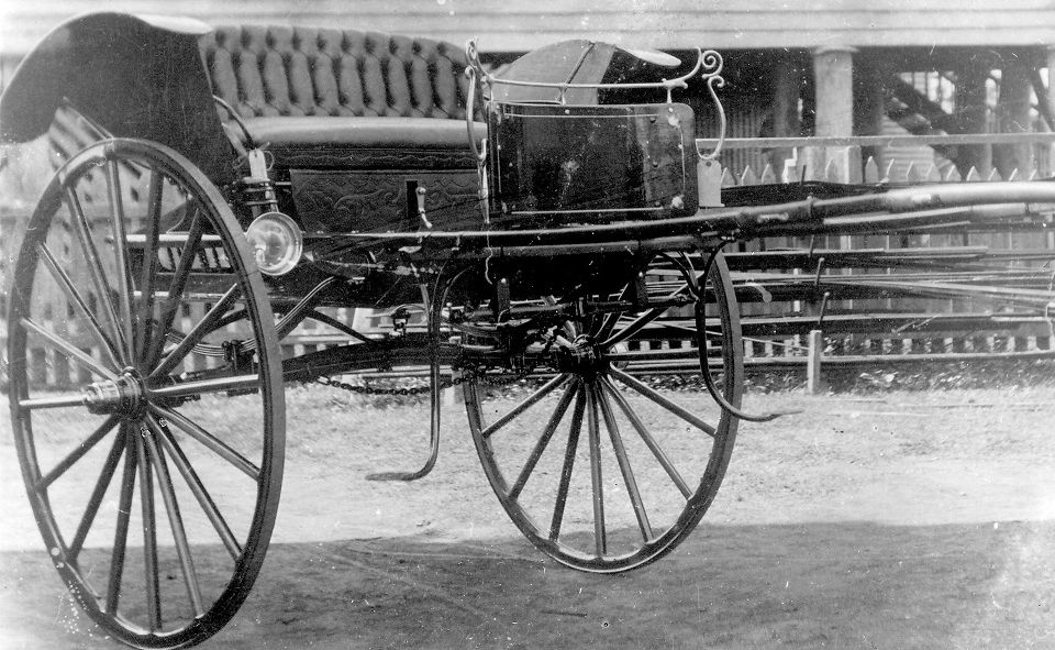 This photo of a buggy made by Whitakers, Coachbuilders in Pialba is among images donated by Gordon Whitaker ahead of Hervey Bay's 150th celebrations. This photo of a buggy made by Whitakers, Coachbuilders in Pialba is among images donated by Gordon Whitaker ahead of Hervey Bay's 150th celebrations.
