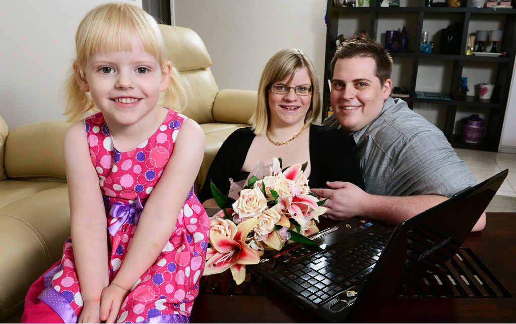 MODERN FAMILY: Pippa and Scott McMurdy, of Raceview, met using RSVP in 2008 and are now happily married and have a daughter Rihannan, 4. MODERN FAMILY: Pippa and Scott McMurdy, of Raceview, met using RSVP in 2008 and are now happily married and have a daughter Rihannan, 4.