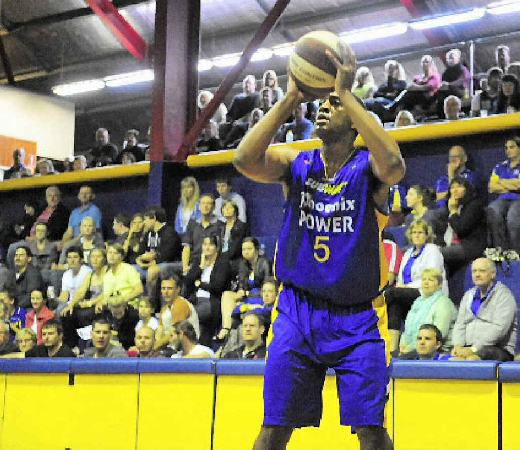 Gladstone Power’s Justin Baker lines up a shot in side’s match against the Mackay Meteors. Gladstone Power’s Justin Baker lines up a shot in side’s match against the Mackay Meteors.