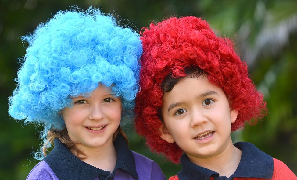 Prep students from Cooloum Beach Christian College ready for State of Origin. Olivia Carless and Finnley Hinson support their teams. Prep students from Cooloum Beach Christian College ready for State of Origin. Olivia Carless and Finnley Hinson support their teams.