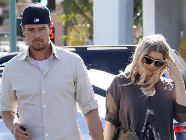 Josh Duhamel and Fergie
