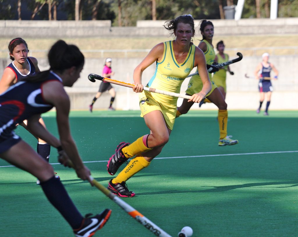 Contributed: Madison Fitzpatrick on defence.