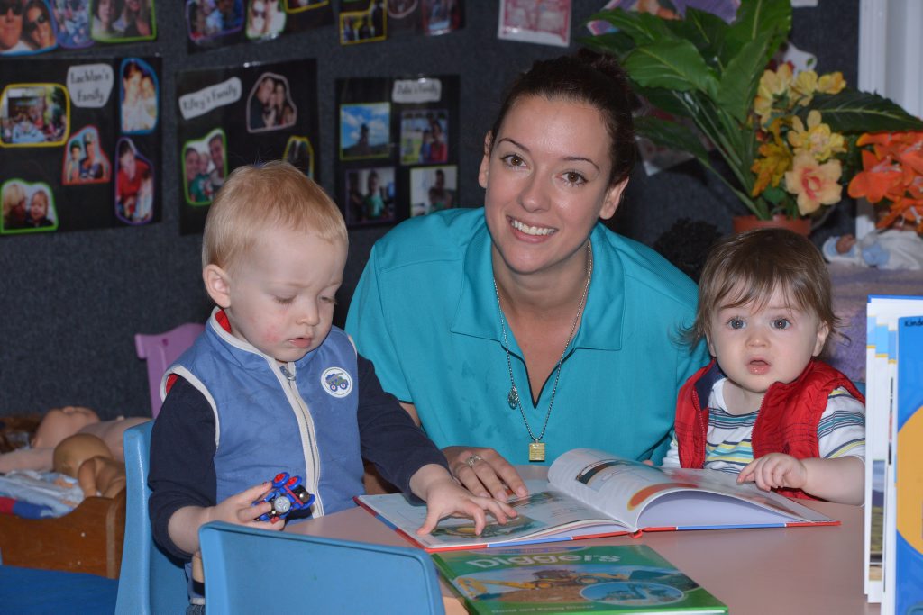 Nominated supervisor at Dalton Drive Child Care, Lisa Forrester with Zac Davies, 21 months and Cillian Naughton, 10 months. Photo: John McCutcheon / Sunshine Coast Daily Nominated supervisor at Dalton Drive Child Care, Lisa Forrester with Zac Davies, 21 months and Cillian Naughton, 10 months. Photo: John McCutcheon / Sunshine Coast Daily