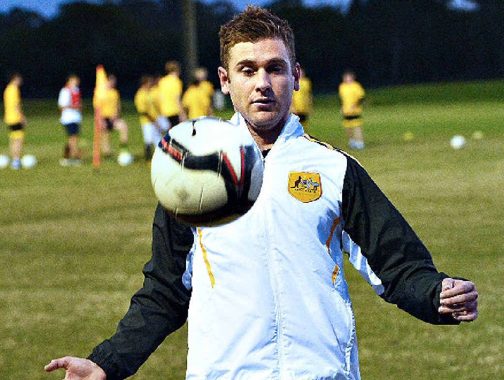 IN TRAINING: Scott Kennedy at training ahead of the Pararoos’ campaign at Barcelona.