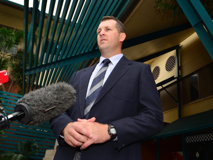 Gladstone Police Criminal Investigation Branch Detective Senior Sergeant Luke Peachey. Gladstone Police Criminal Investigation Branch Detective Senior Sergeant Luke Peachey.