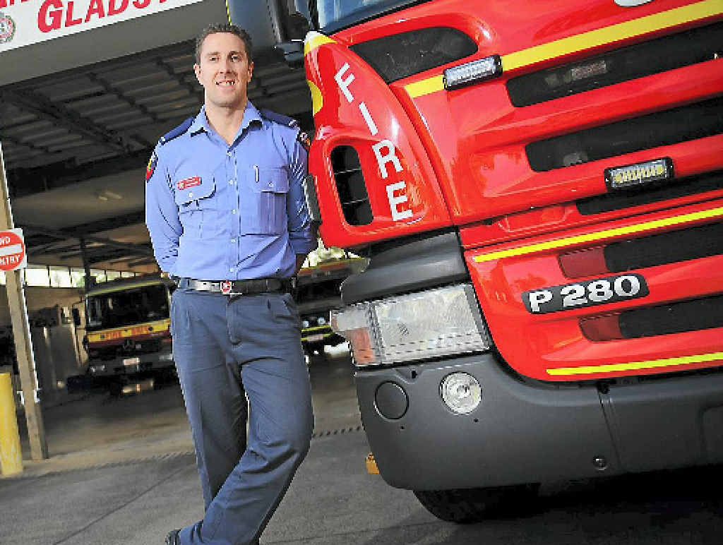 Gladstone firefighter Adam Hollier, 32, enjoys the challenges of the job. Gladstone firefighter Adam Hollier, 32, enjoys the challenges of the job.