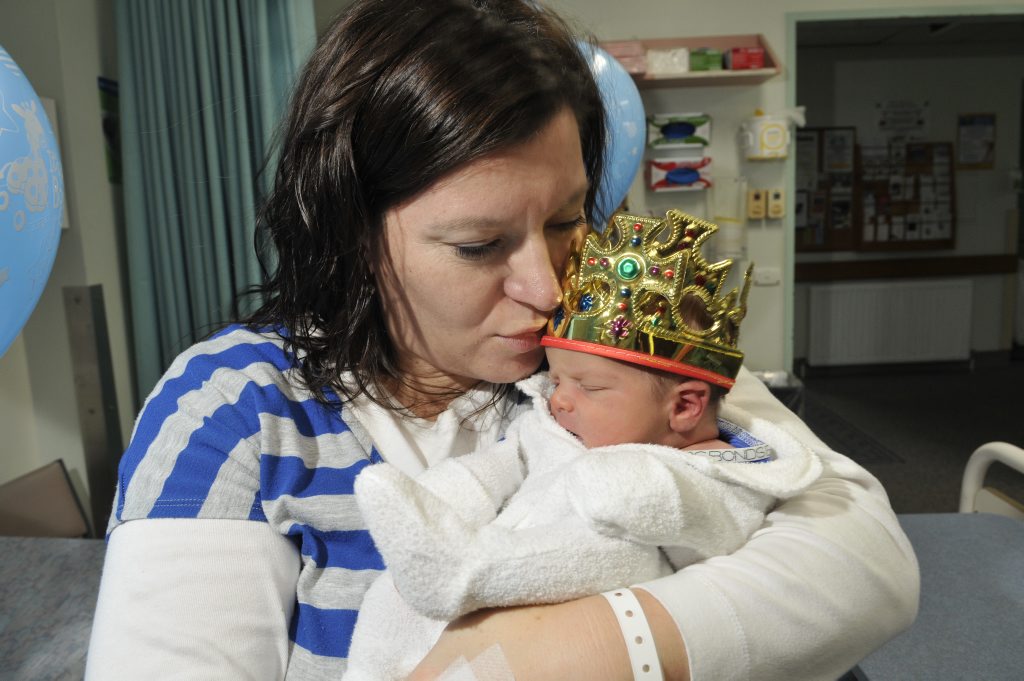 Image for sale: Charlie William Carpenter is Rosie Carpenter's third child and was born on the same day as the royal baby. Photo Dave Noonan / The Chronicle