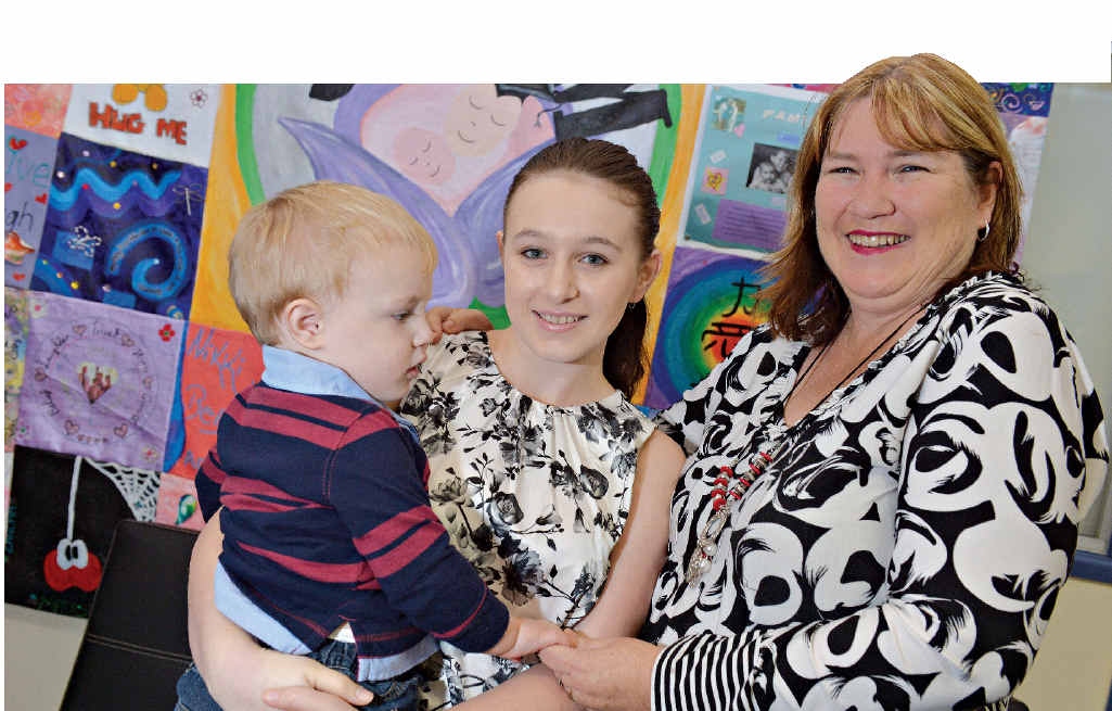 The STEMM program at Burnside High has allowed Jasmine Youle to access assistance from Jacqui Deane, while raising her son Carter as a young mother. The STEMM program at Burnside High has allowed Jasmine Youle to access assistance from Jacqui Deane, while raising her son Carter as a young mother.