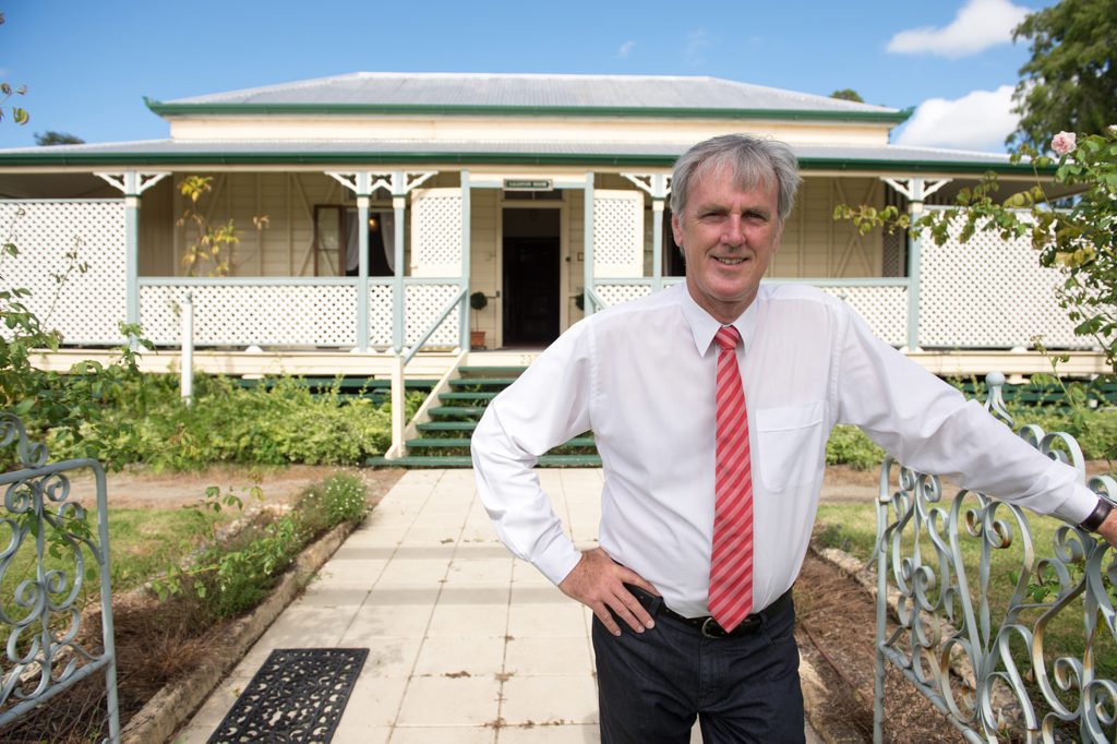 John Doyle in a scene from the TV series Building Australia. John Doyle in a scene from the TV series Building Australia.
