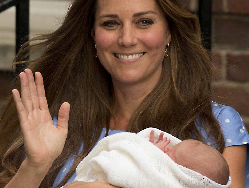 JOY OF LIFE: The Duchess of Cambridge and Prince George. JOY OF LIFE: The Duchess of Cambridge and Prince George.