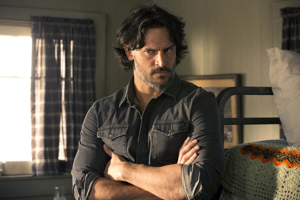 Joe Manganiello in a scene from the hit TV series True Blood. Joe Manganiello in a scene from the hit TV series True Blood.