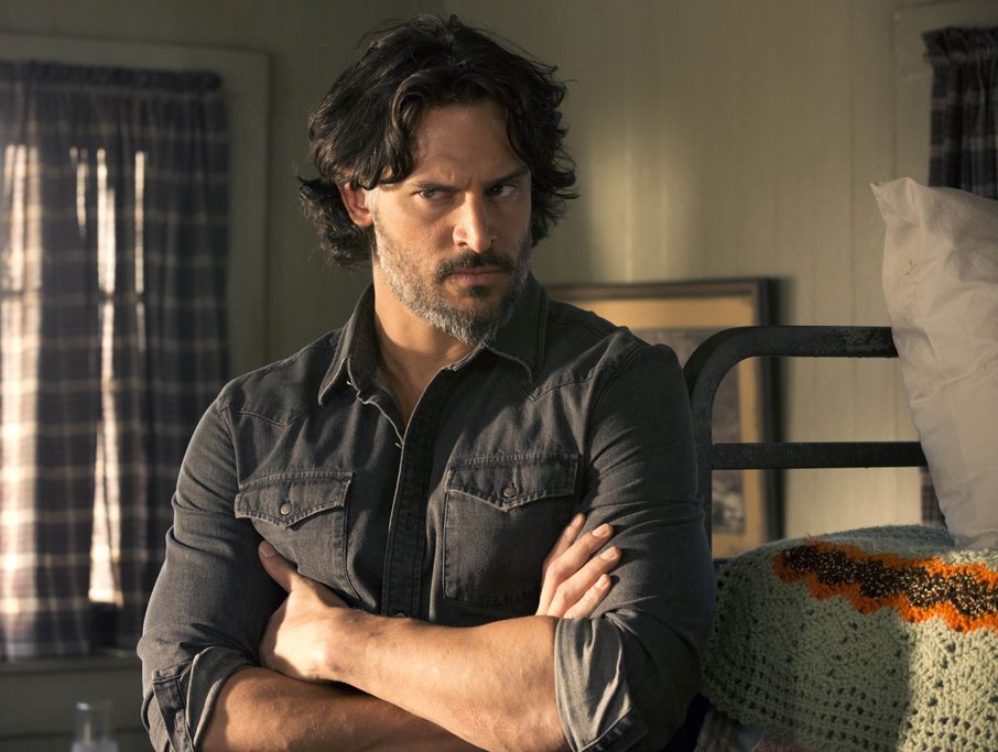 Joe Manganiello in a scene from the hit TV series True Blood. Joe Manganiello in a scene from the hit TV series True Blood.