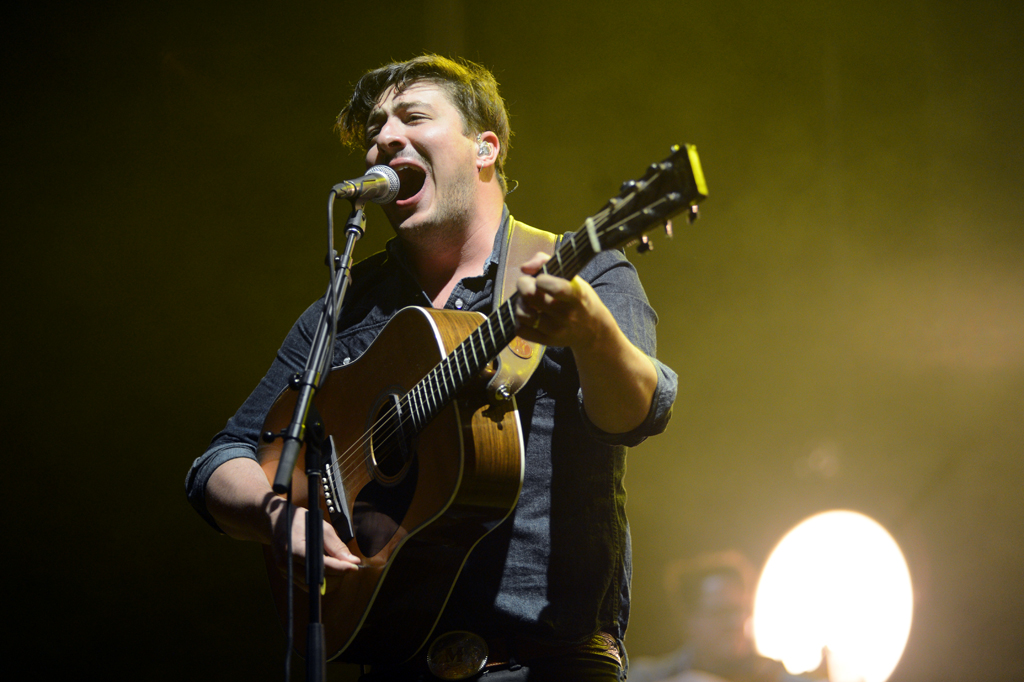 Marcus Mumford of Mumford and Sons performing at Splendour in the Grass. Marcus Mumford of Mumford and Sons performing at Splendour in the Grass.