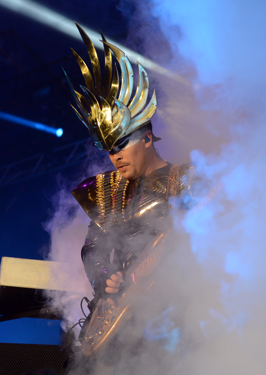 Luke Steele of Empire of the Sun. Luke Steele of Empire of the Sun.