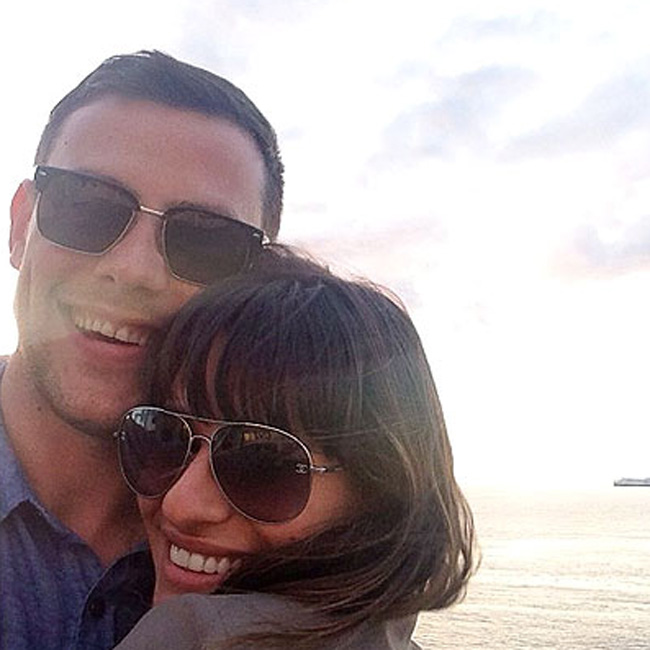Lea Michele and Cory Monteith Lea Michele and Cory Monteith