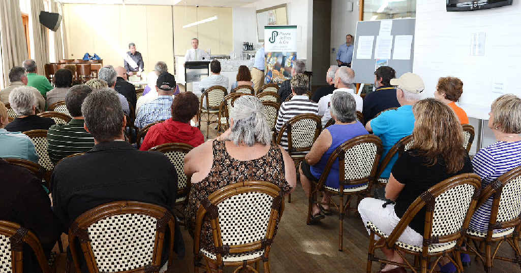 About 70 people attended the auction at the Rainbow Beach Hotel yesterday. About 70 people attended the auction at the Rainbow Beach Hotel yesterday.