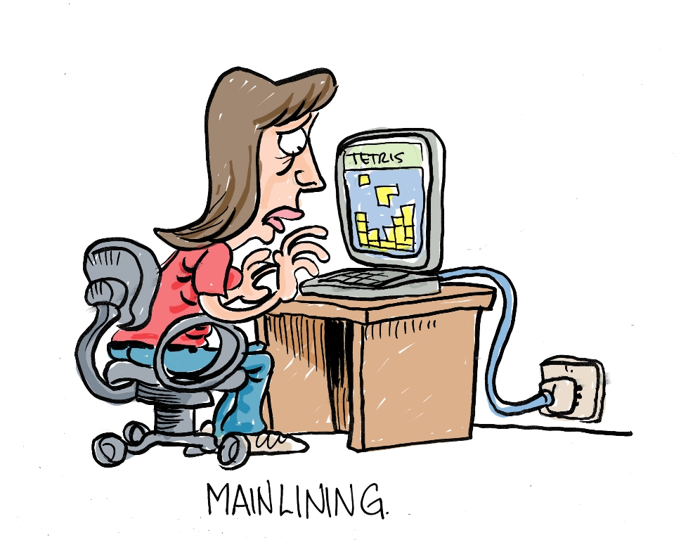 Harry Bruce cartoon for Supermum column published on August 1