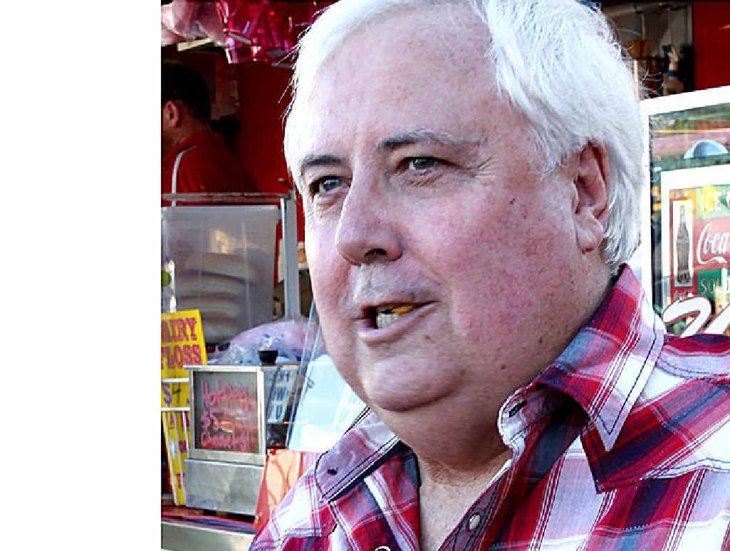 WEIGHTY WARNING: Allan Pease says Clive Palmer should show his self-control. WEIGHTY WARNING: Allan Pease says Clive Palmer should show his self-control.