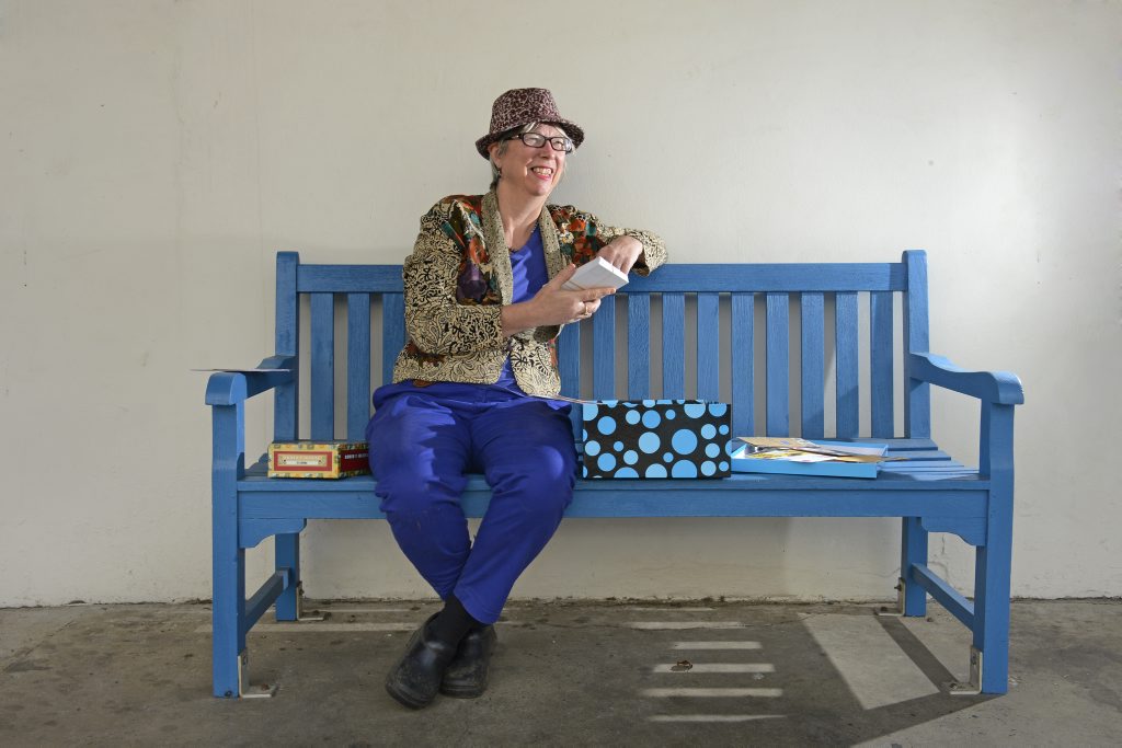 Heather Matthew wih a box full of entrants for A book about death exhibition at Tweed river art gallery. Photo: John Gass / Daily News Heather Matthew wih a box full of entrants for A book about death exhibition at Tweed river art gallery. Photo: John Gass / Daily News
