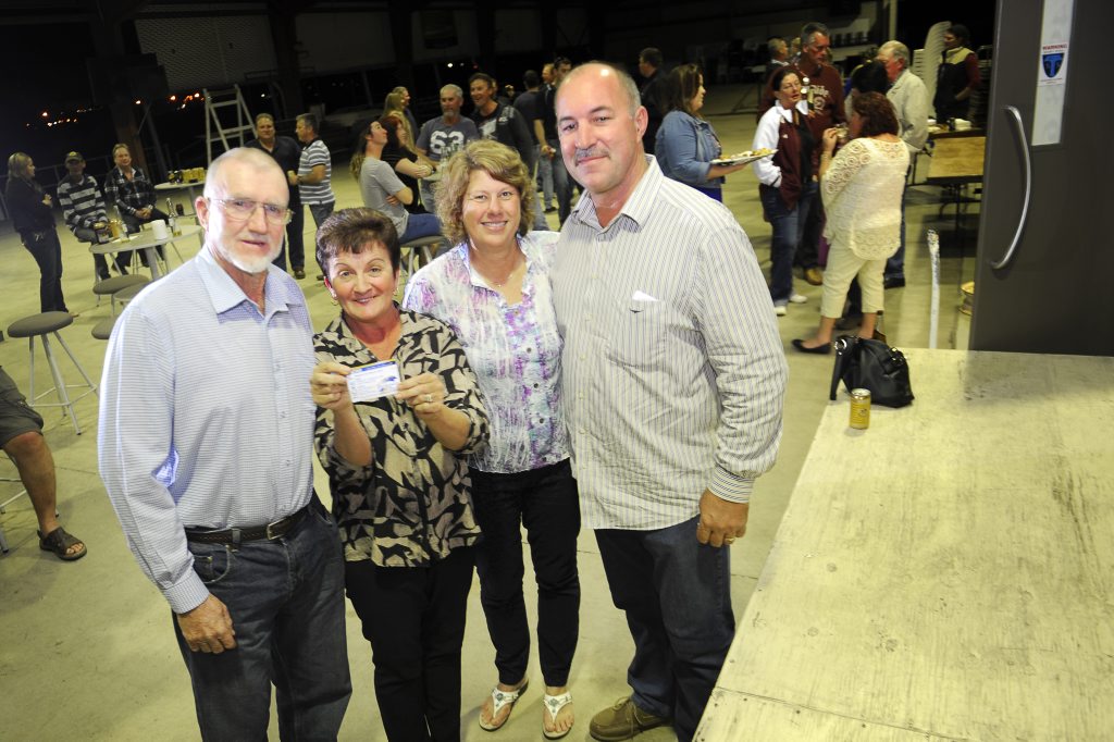 Greg and Debbie Bruce with Judy and David Weinert at the Gladstone Turf Club. Greg and Debbie Bruce with Judy and David Weinert at the Gladstone Turf Club.