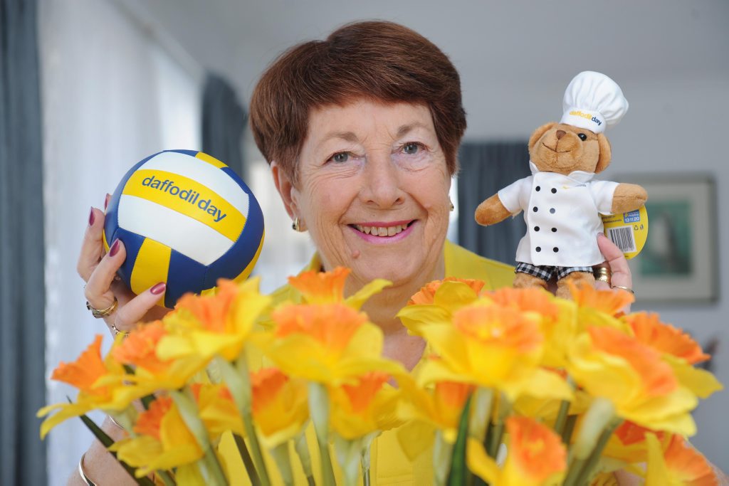 Barbara Smith with some of the merchandise on sale for Daffodil Day on August 23 to raise funds for the Cancer Council. Barbara Smith with some of the merchandise on sale for Daffodil Day on August 23 to raise funds for the Cancer Council.