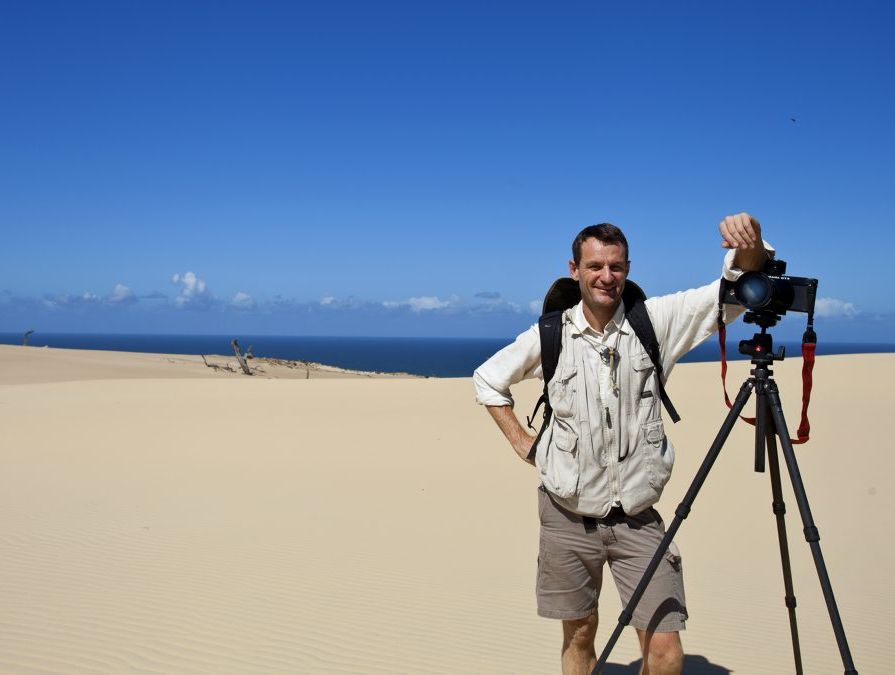 Fraser Island photographer and part-time Kingfisher Bay Resort ranger guide Peter Meyer. Fraser Island photographer and part-time Kingfisher Bay Resort ranger guide Peter Meyer.