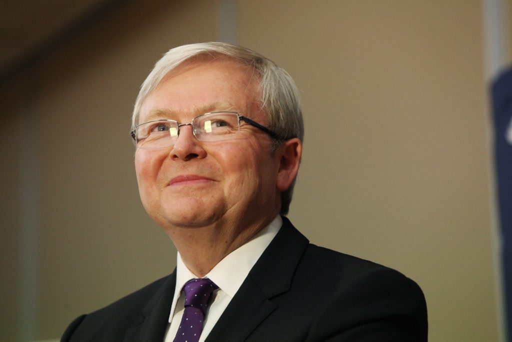 Prime Minister Kevin Rudd. Prime Minister Kevin Rudd.