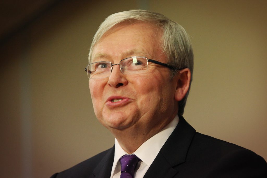Prime Minister Kevin Rudd. Prime Minister Kevin Rudd.