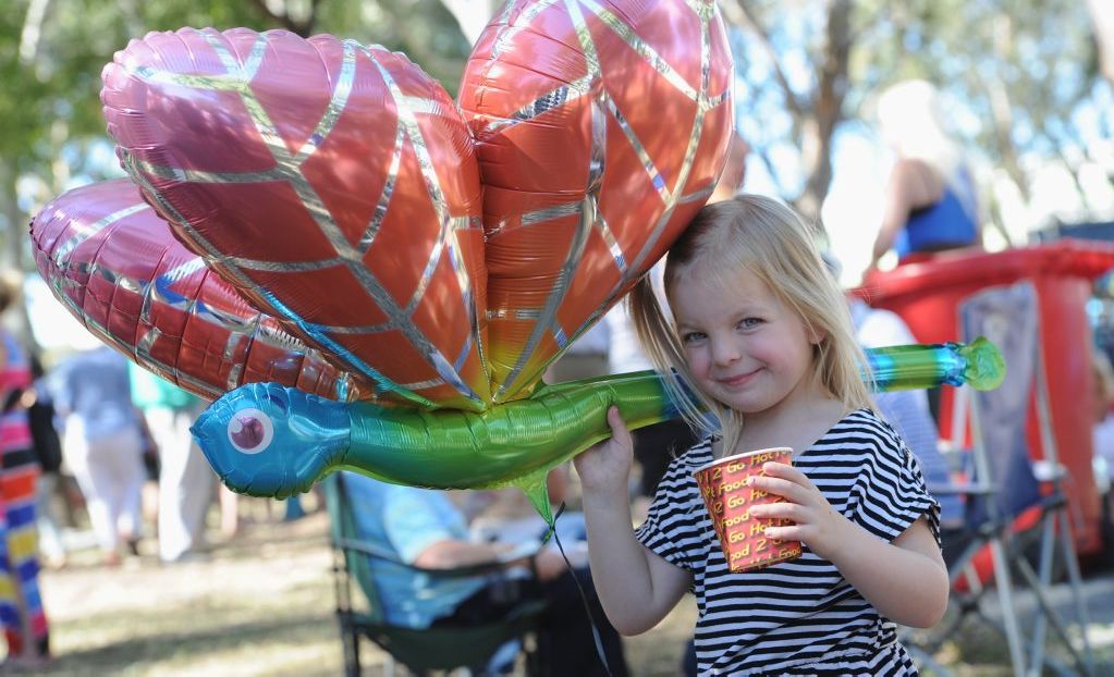 Hervey Bay Seafood Festival - 4 yr old Talia Storoy from Hervey Bay with her dragonfly. Photo: Alistair Brightman / Fraser Coast Chronicle Hervey Bay Seafood Festival - 4 yr old Talia Storoy from Hervey Bay with her dragonfly. Photo: Alistair Brightman / Fraser Coast Chronicle