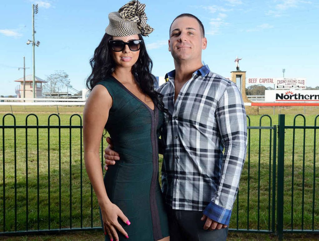 DRESSED TO IMPRESS: Sassy couple Shara Saroff and Ben Janiak from the Gold Coast at the Casino Cup. Shara won the Fashion On The Field Competetion, taking home an easy $600 for her efforts. DRESSED TO IMPRESS: Sassy couple Shara Saroff and Ben Janiak from the Gold Coast at the Casino Cup. Shara won the Fashion On The Field Competetion, taking home an easy $600 for her efforts.