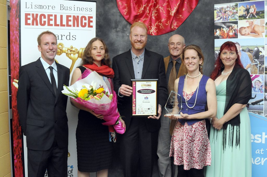 Image for sale: The Eco Team took out the Technology and Innovation award at the 2013 Lismore Business Excellence Awards on Saturday night at Trinaty. Photo Doug Eaton / The Northern Star