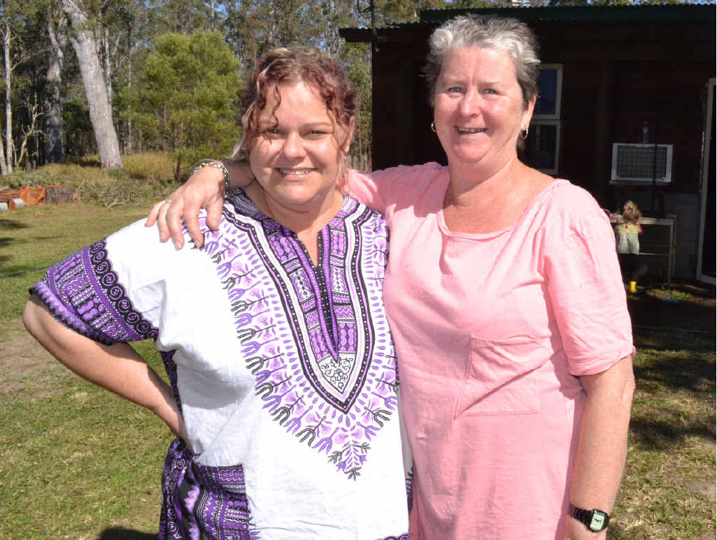 FRIENDS INDEED: Janeene Graham and Robyn Luke have been blown away by locals’ generosity. Photos: Lachlan Thompson FRIENDS INDEED: Janeene Graham and Robyn Luke have been blown away by locals’ generosity. Photos: Lachlan Thompson